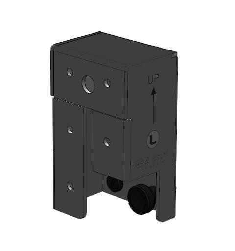 LYNX connection accesories for IONIC For vegg eller truss, sort